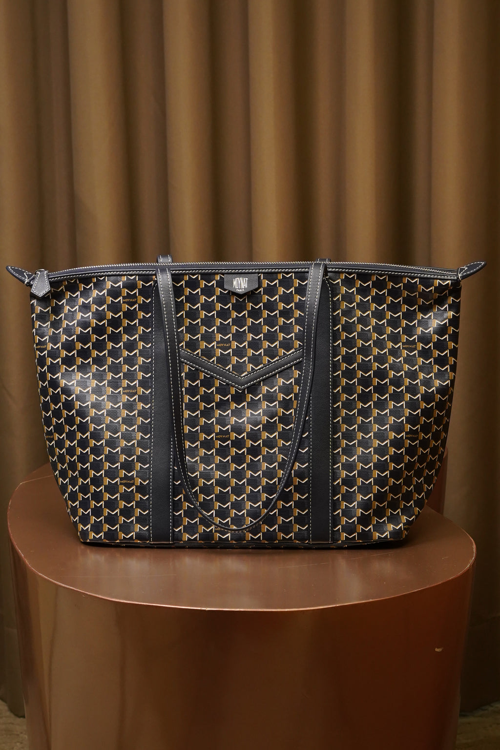 Moynat Tote Bag - Navy Blue
