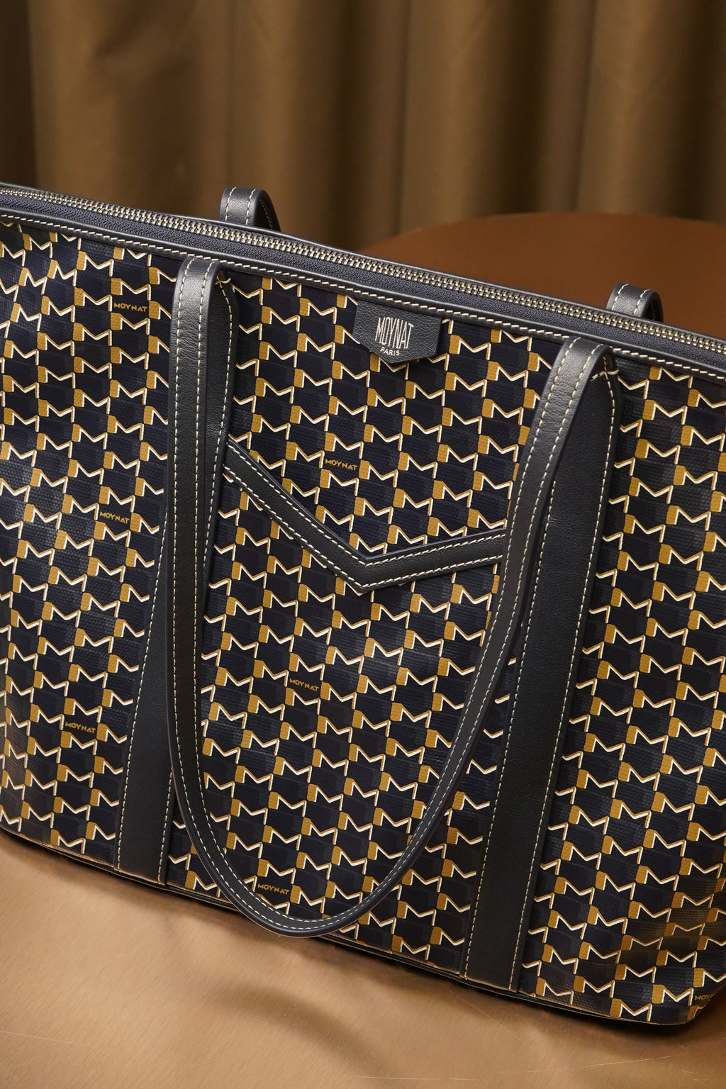 Moynat Tote Bag - Navy Blue