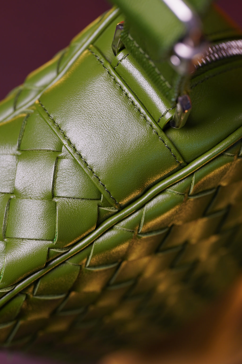 Bottega Camera Bag - Avocado