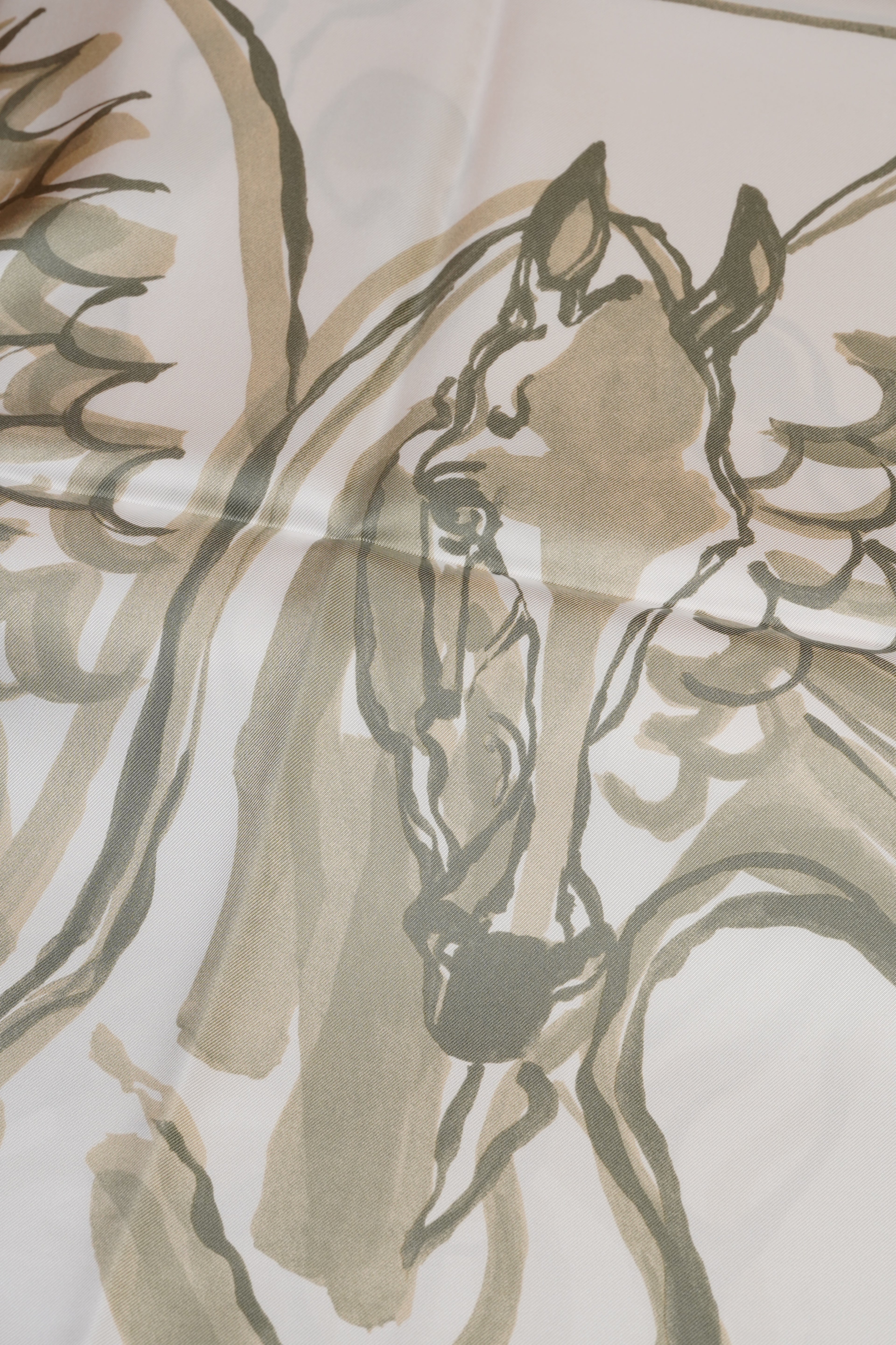 Hermes Scarf Silk Horse
