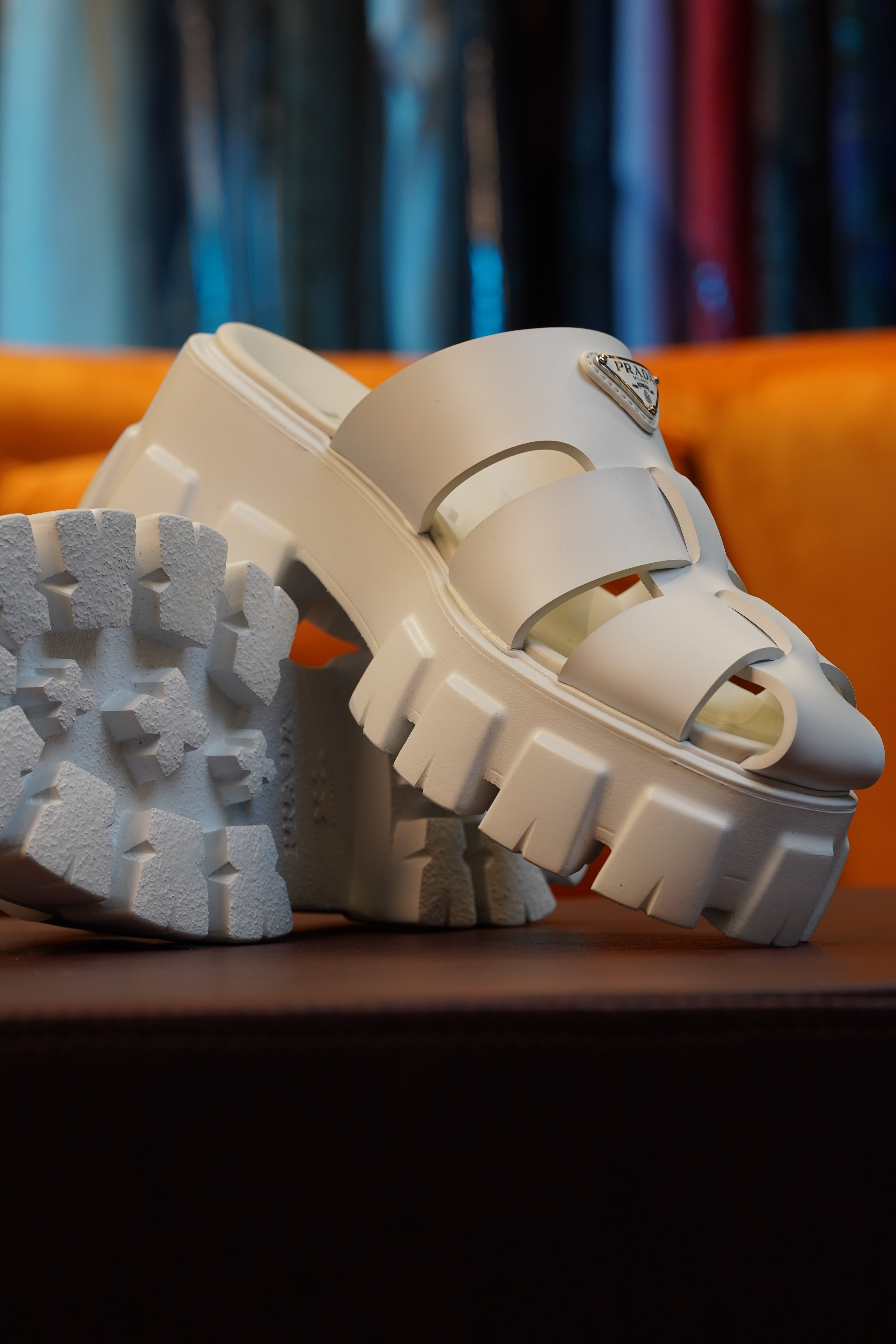 Prada Monolith Sandals