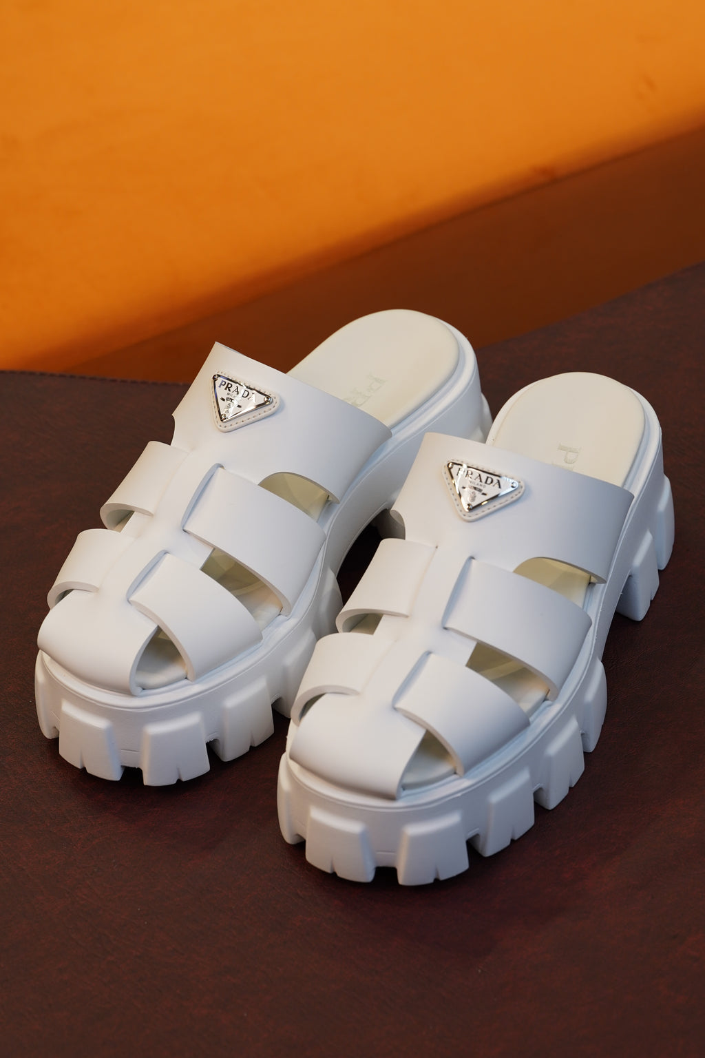 Prada Monolith Sandals