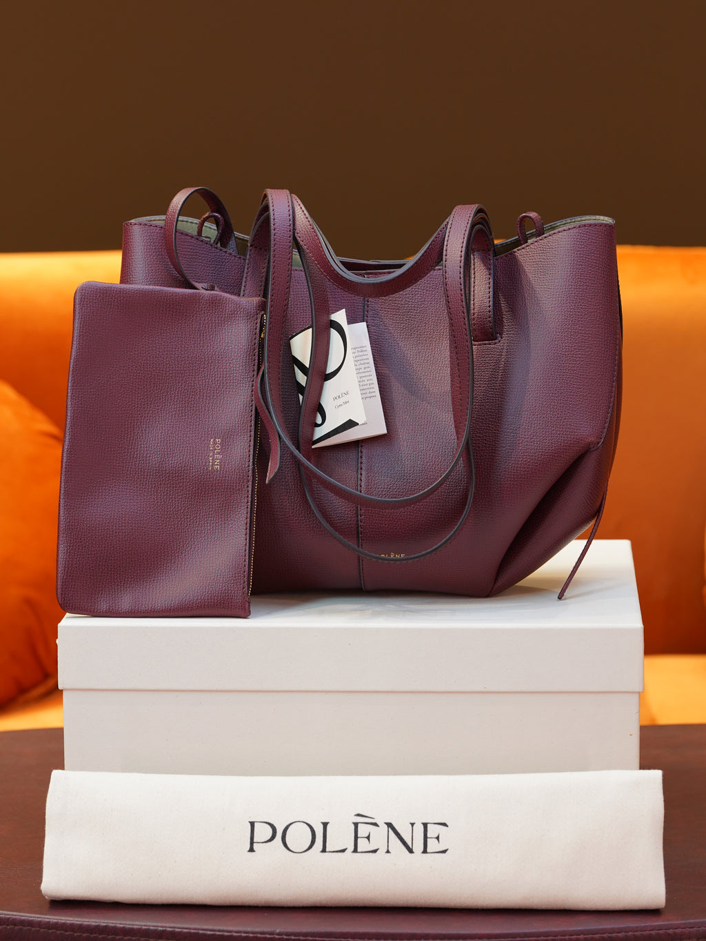 Polène Cyme Mini - Black Cherry
