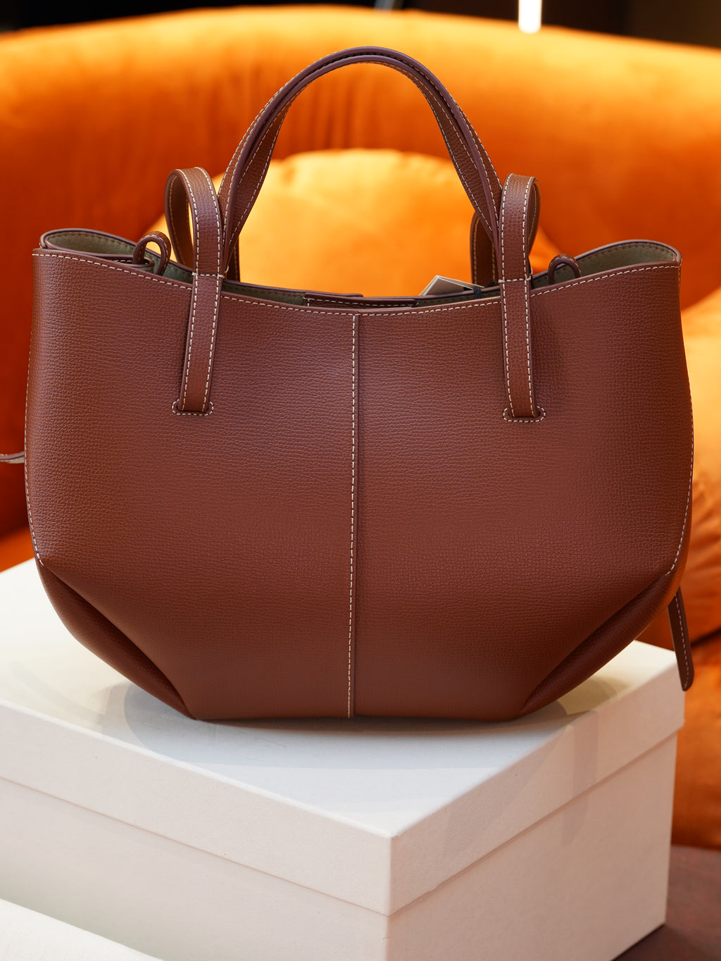 Polène Cyme Mini - Cognac
