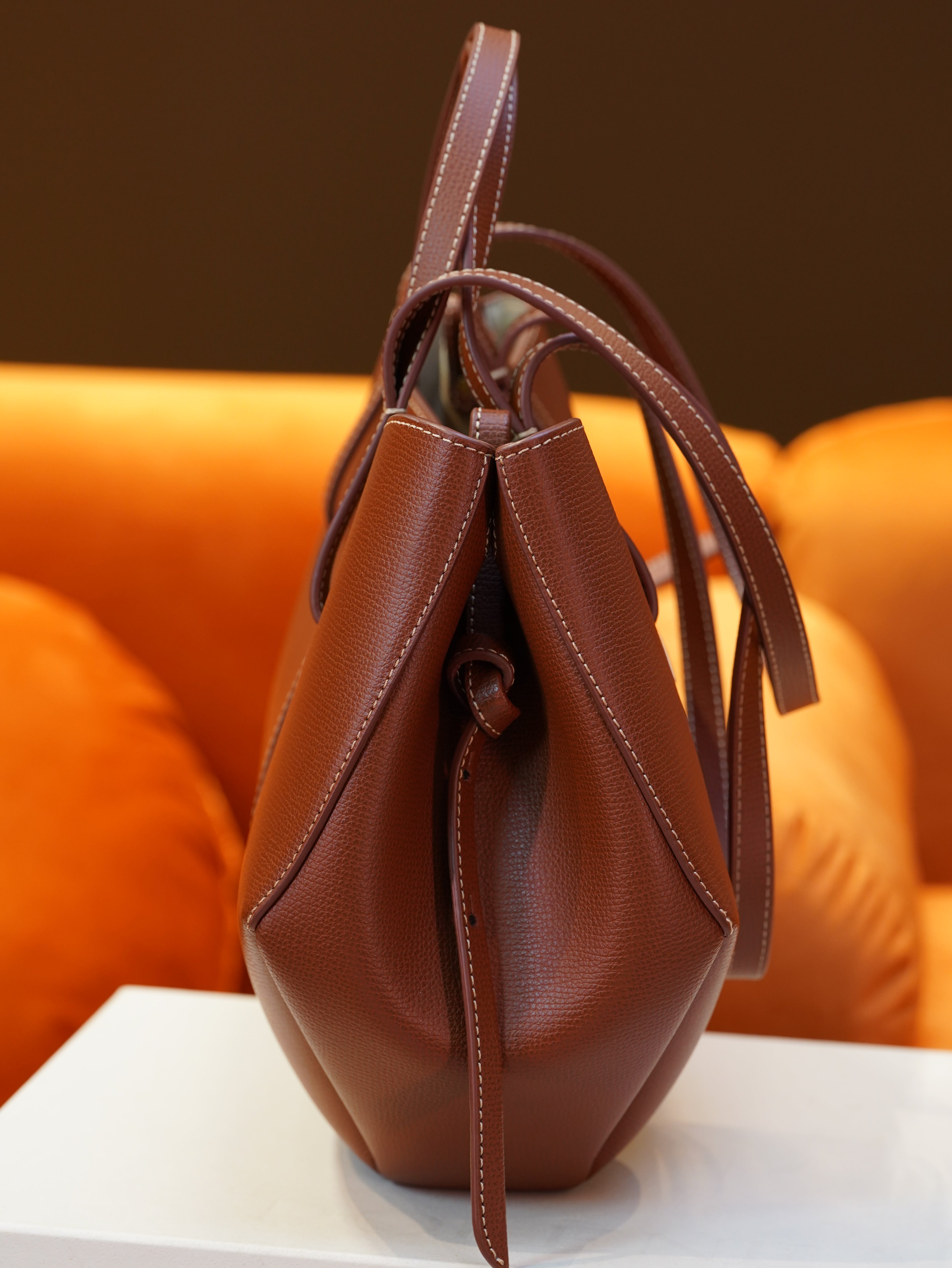 Polène Cyme Mini - Cognac