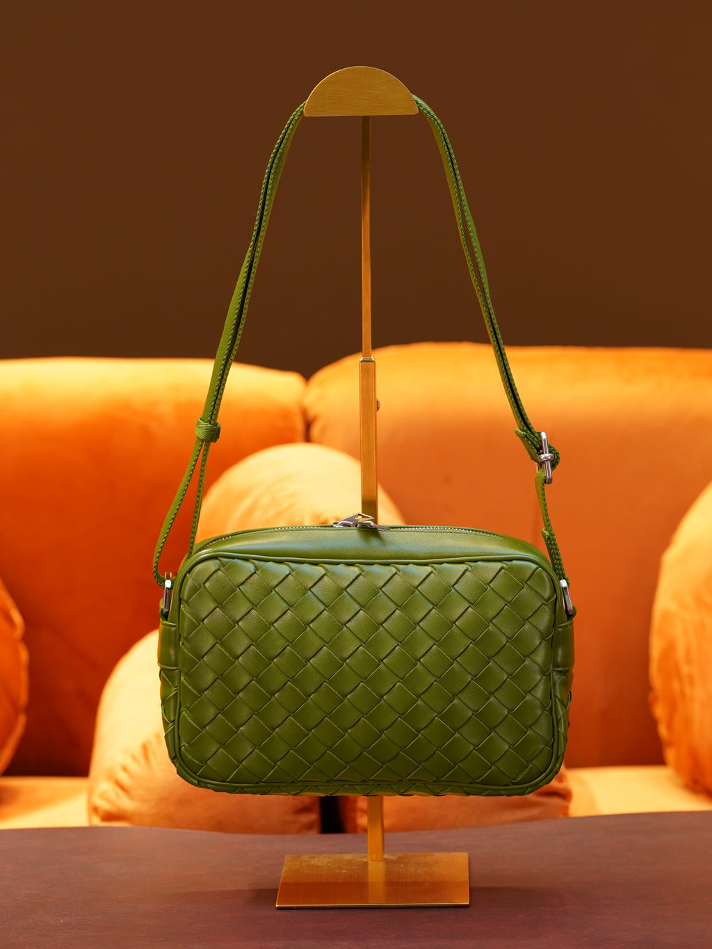 Bottega Camera Bag - Avocado