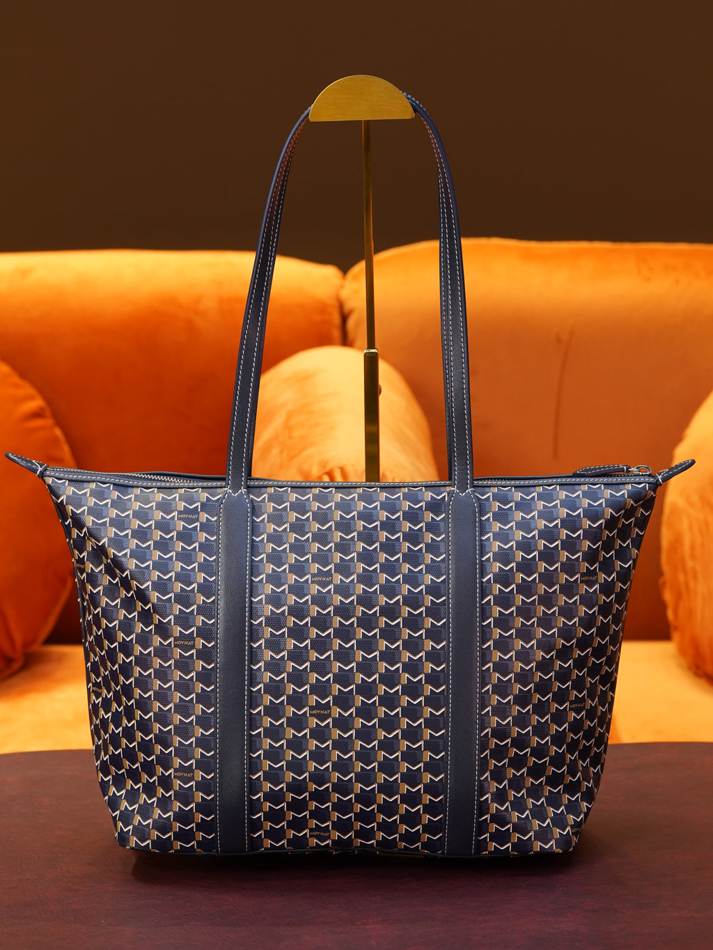 Moynat Tote Bag - Navy Blue