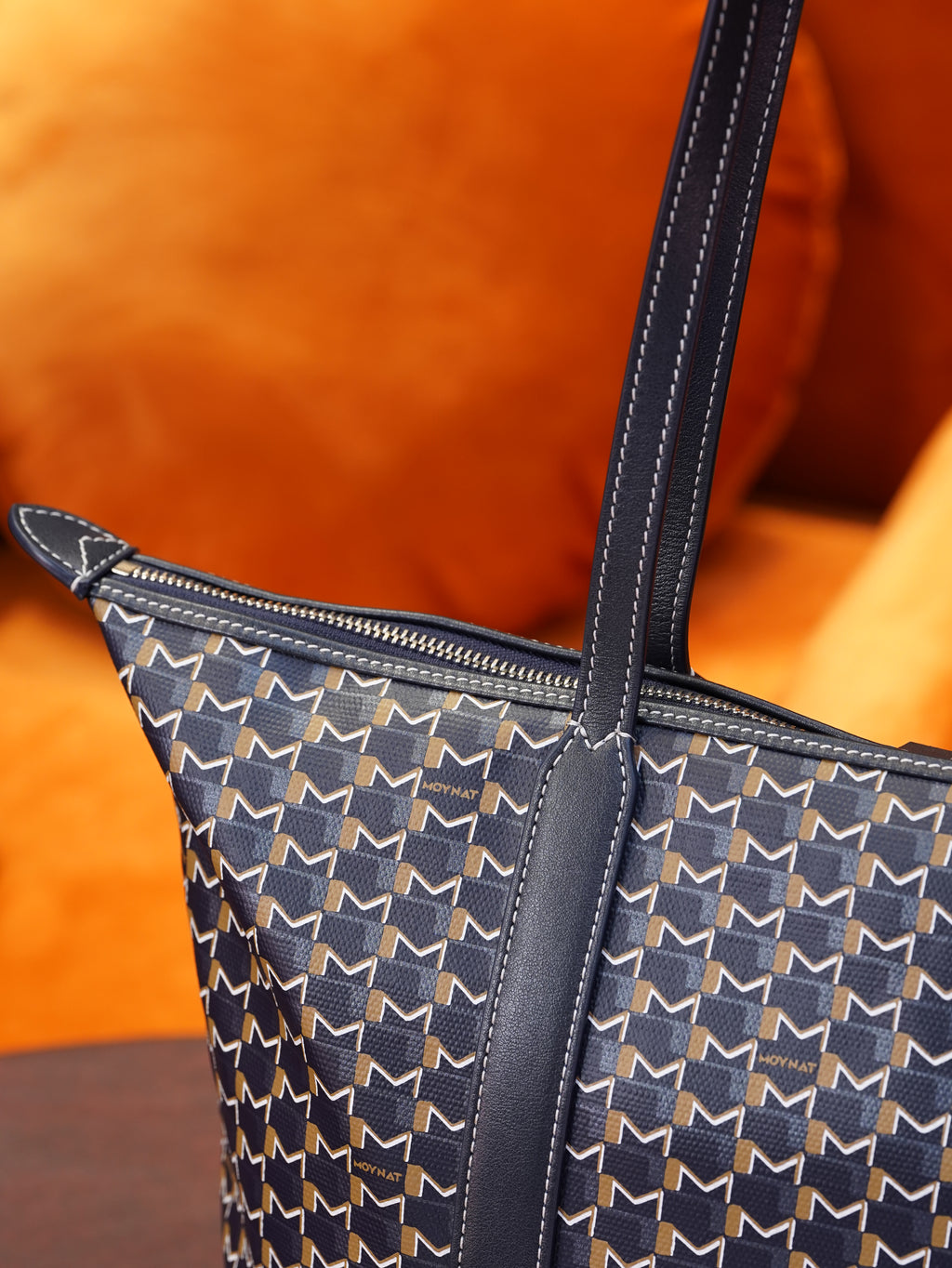 Moynat Tote Bag - Navy Blue