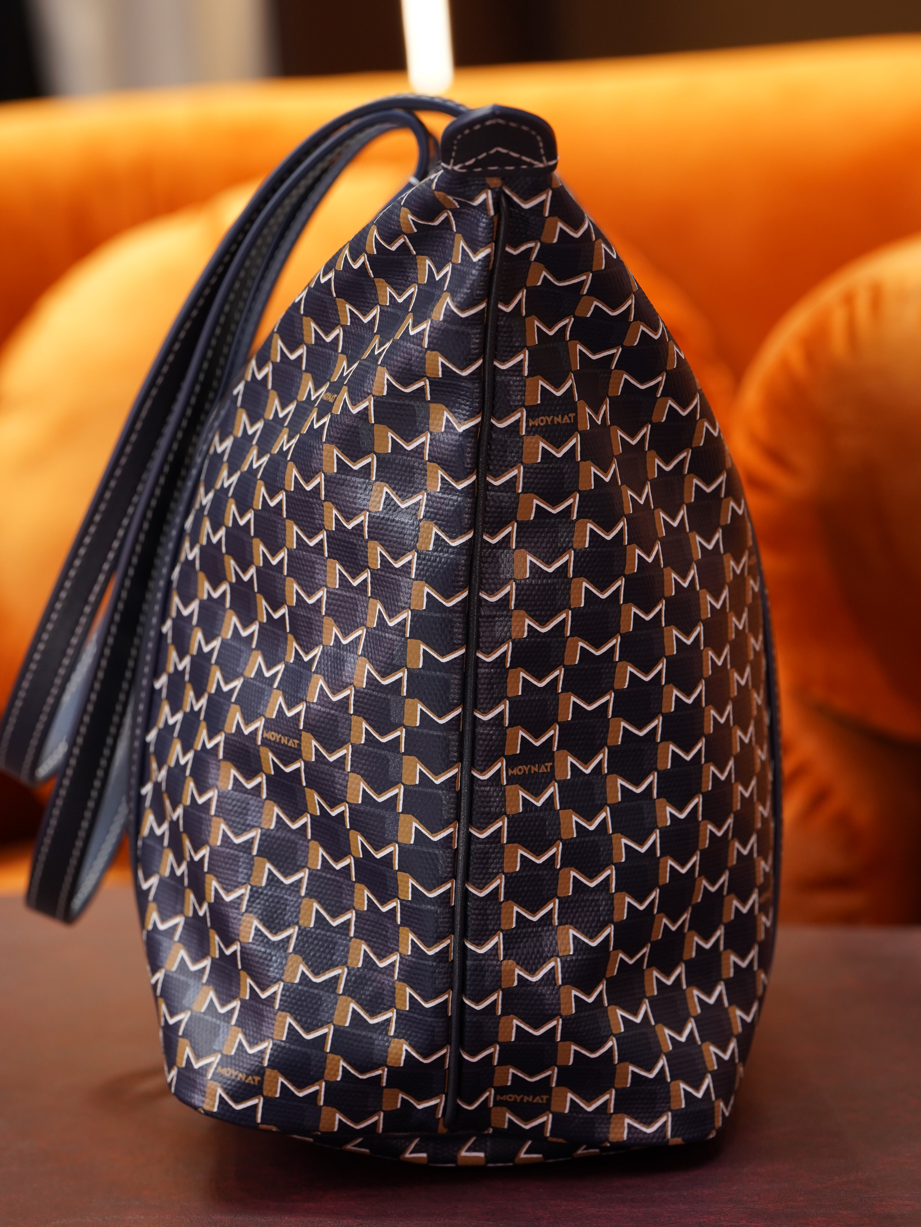 Moynat Tote Bag - Navy Blue