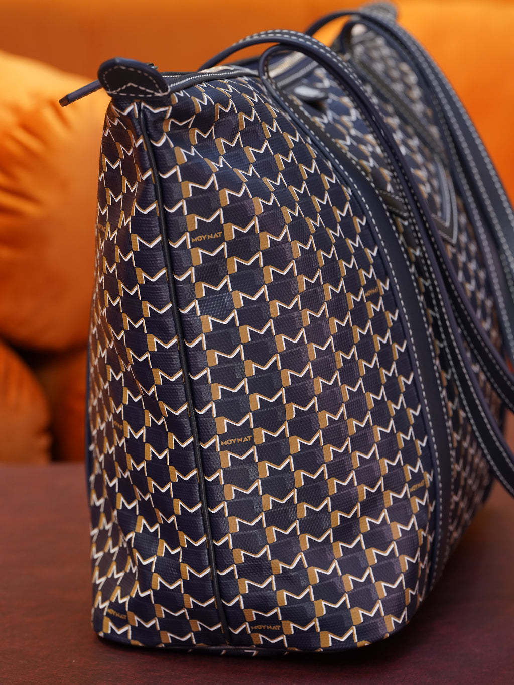 Moynat Tote Bag - Navy Blue