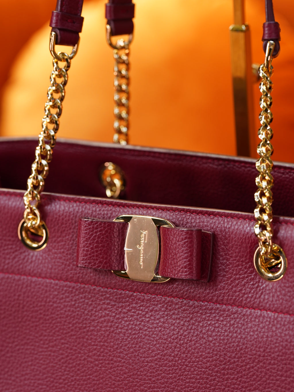 Ferragamo Vara Leather Bag