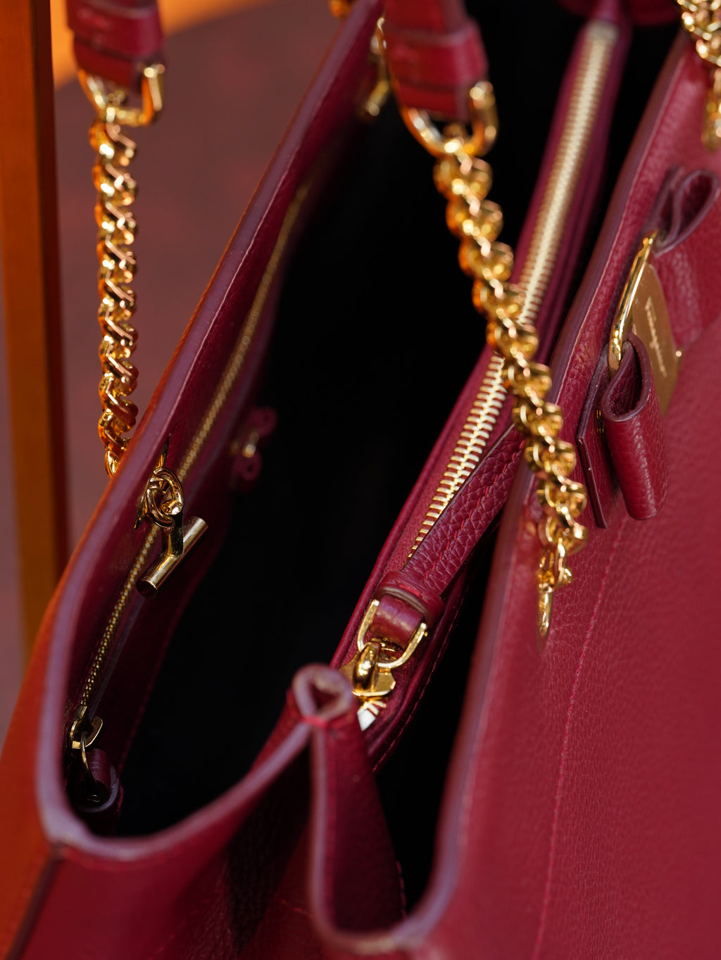 Ferragamo Vara Leather Bag