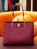 Ferragamo Vara Leather Bag