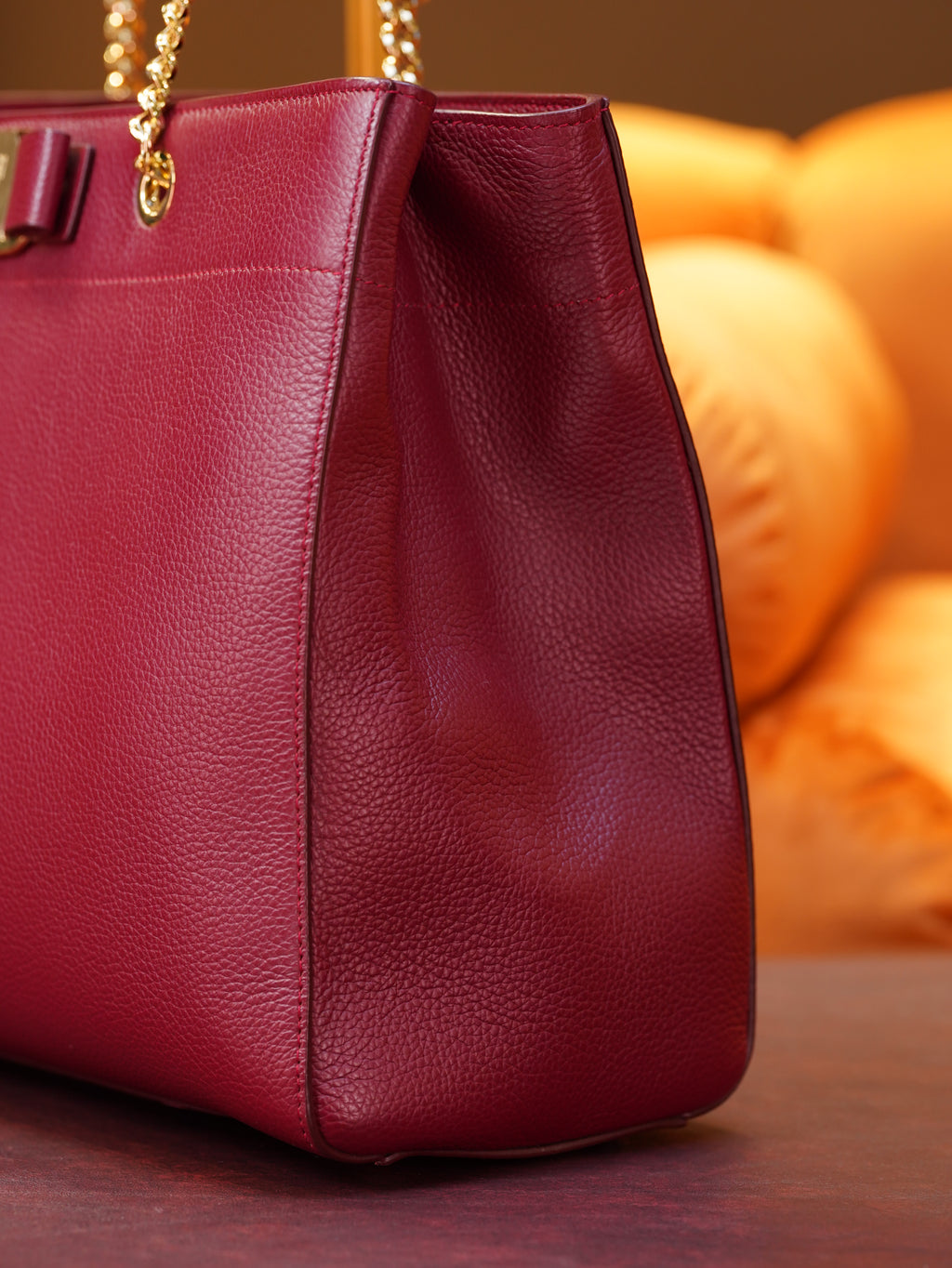 Ferragamo Vara Leather Bag