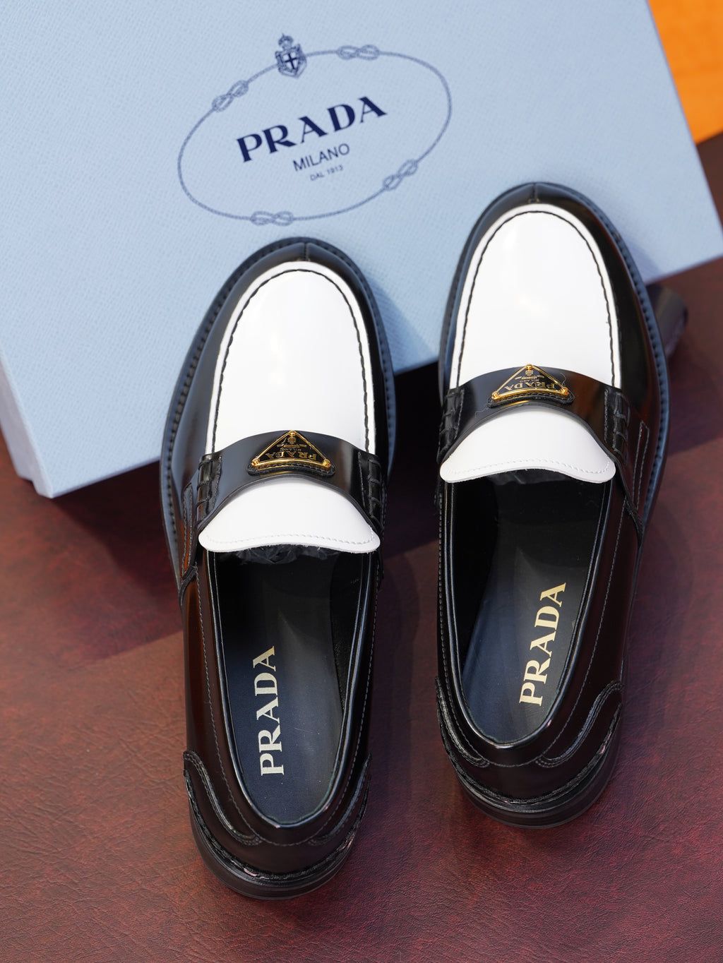Prada Mens Shoes B & W