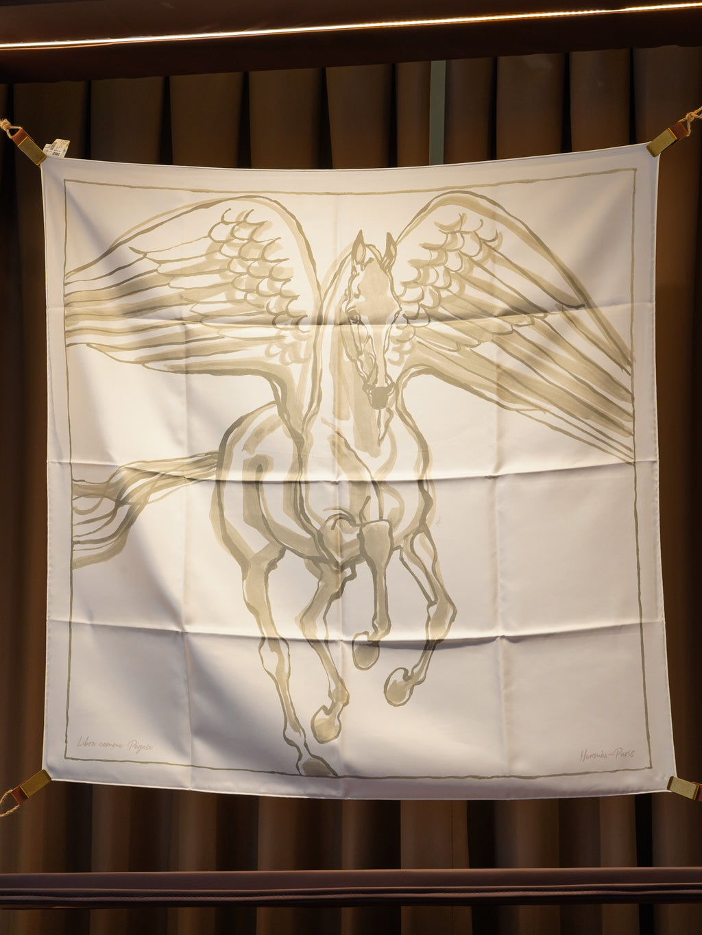 Hermes Silk Scarf Horse