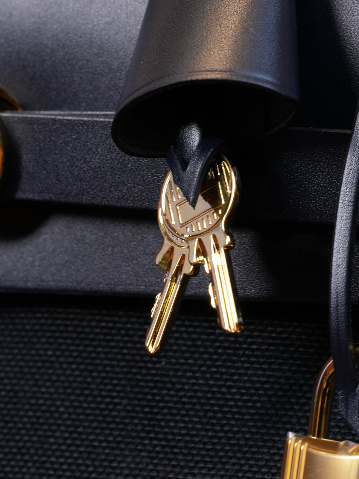 Hermes Herbag Zip Pocket 31 - Bleu/Noir