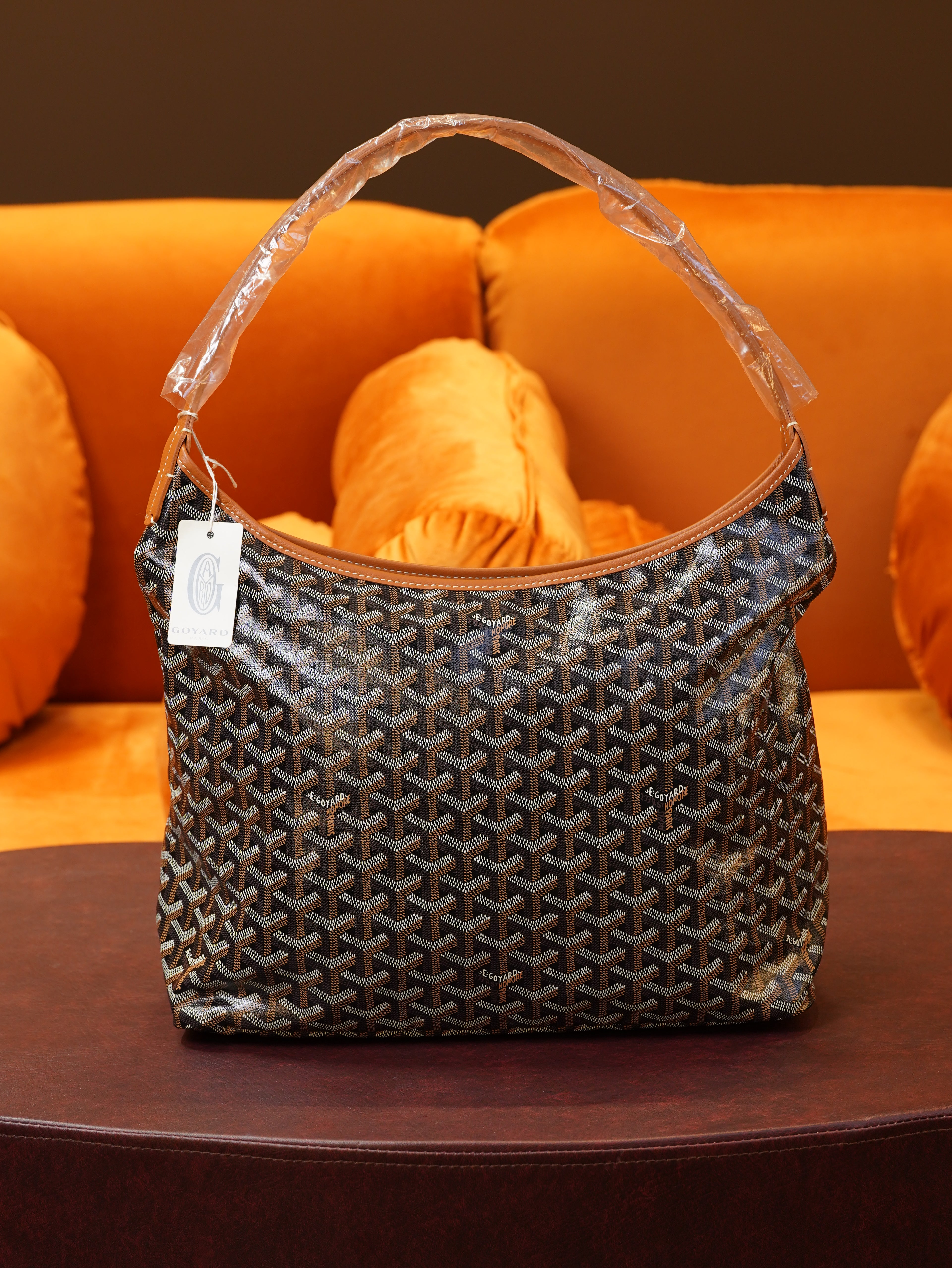 Goyard Boheme Hobo PM - Black/Brown