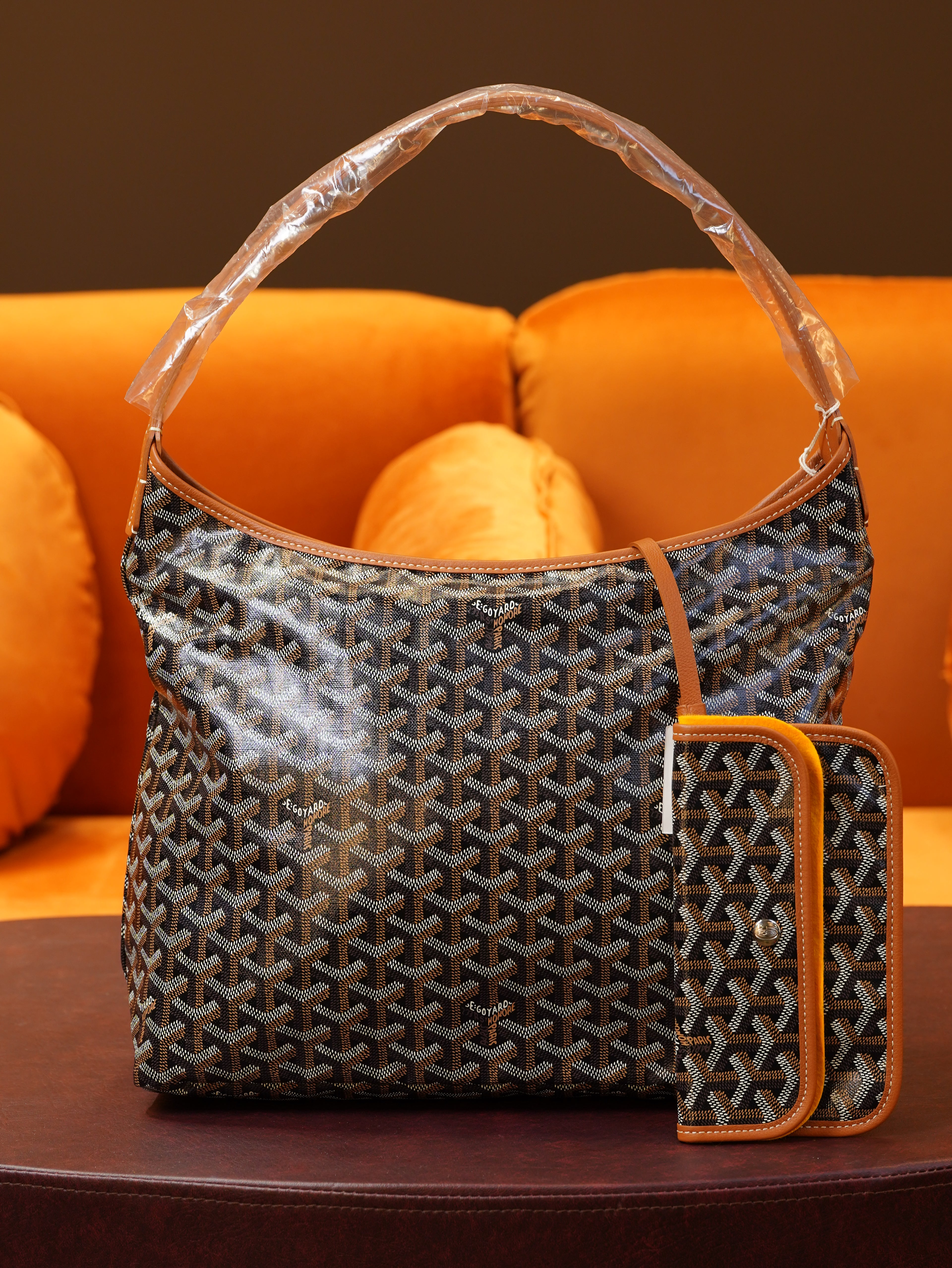 Goyard Boheme Hobo PM - Black/Brown