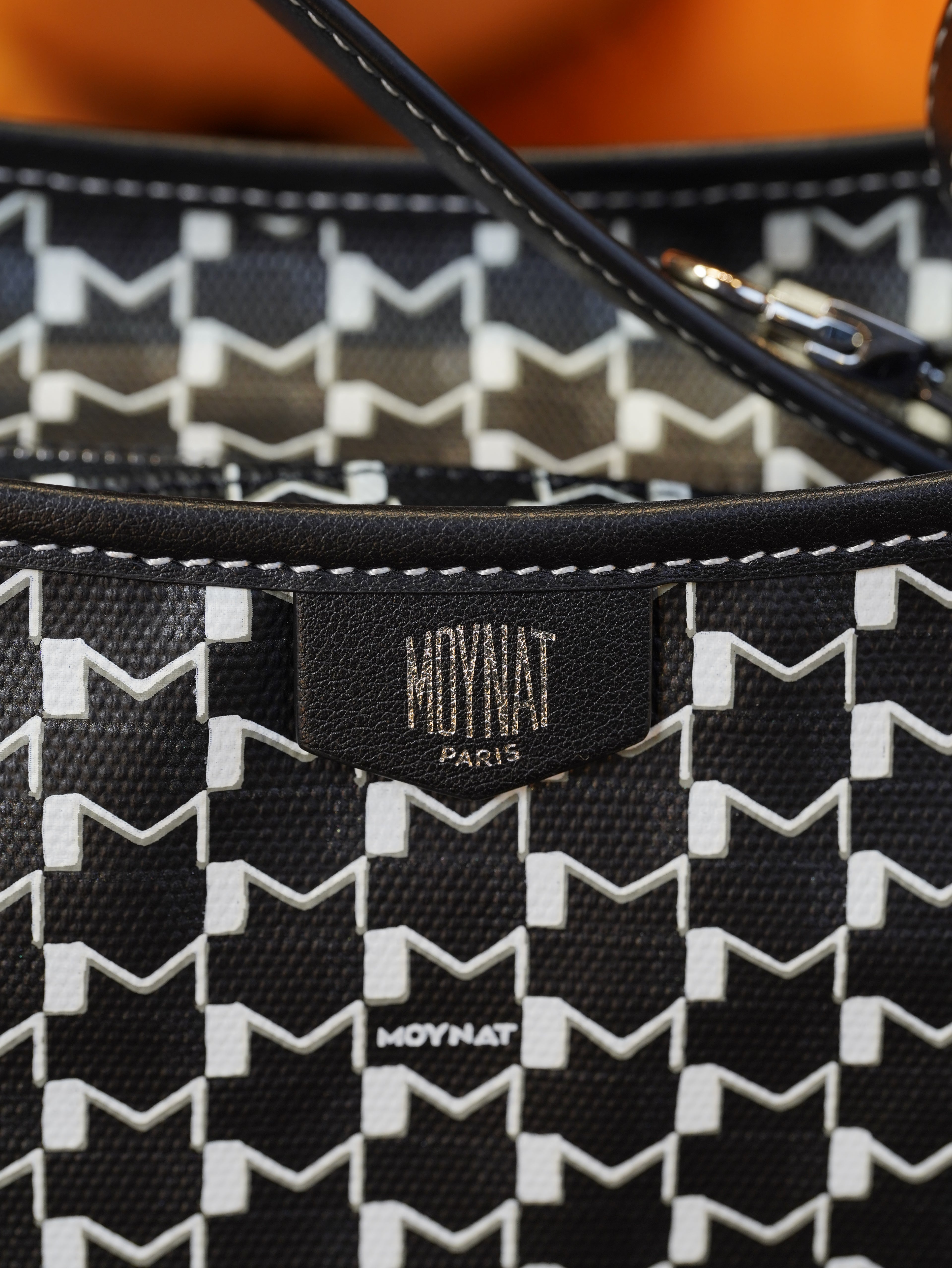 Moynat Hobo Bag - Black/White