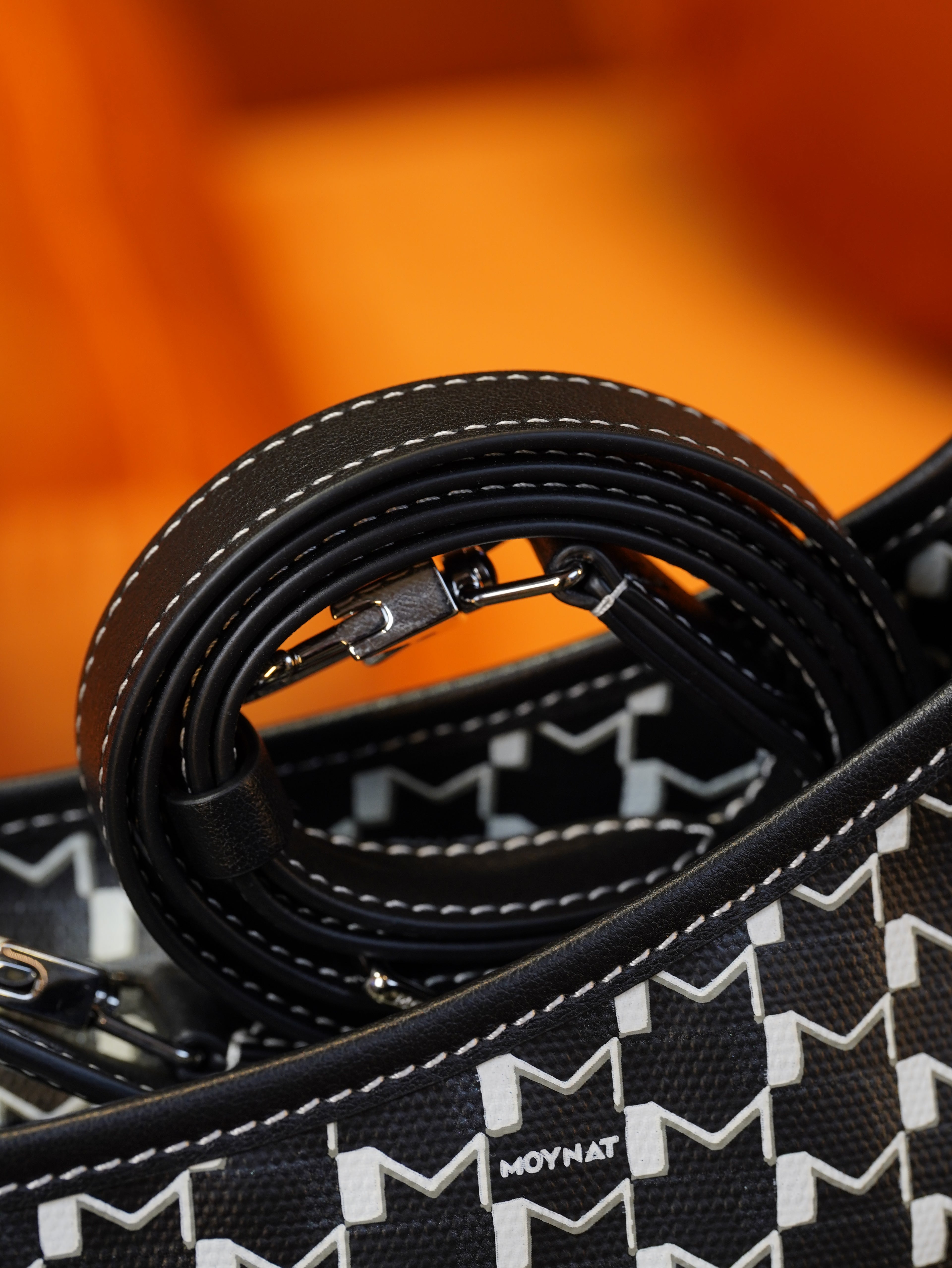 Moynat Hobo Bag - Black/White