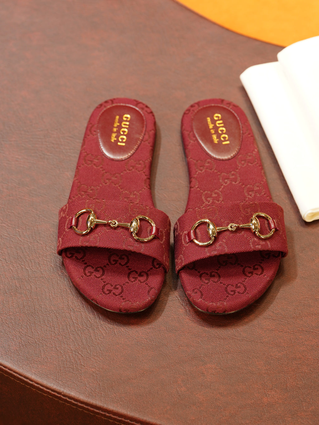 Gucci Red Flats