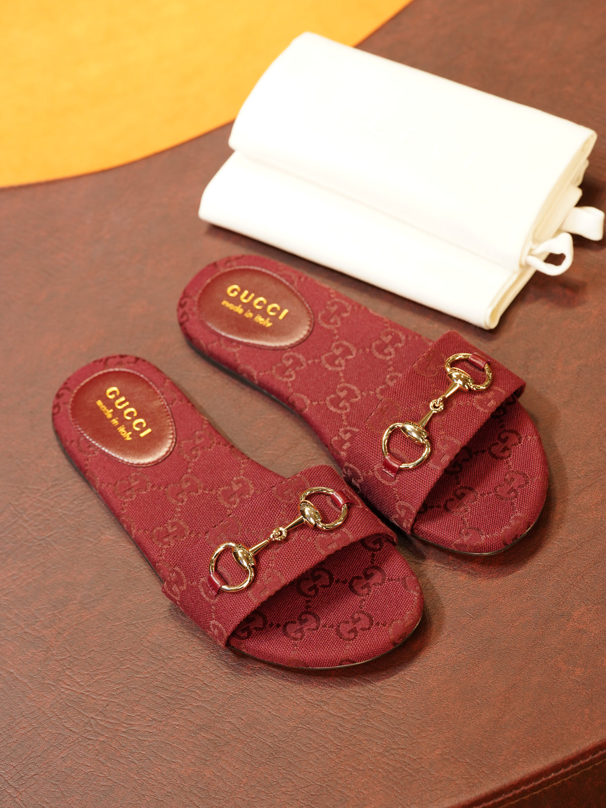 Gucci Red Flats