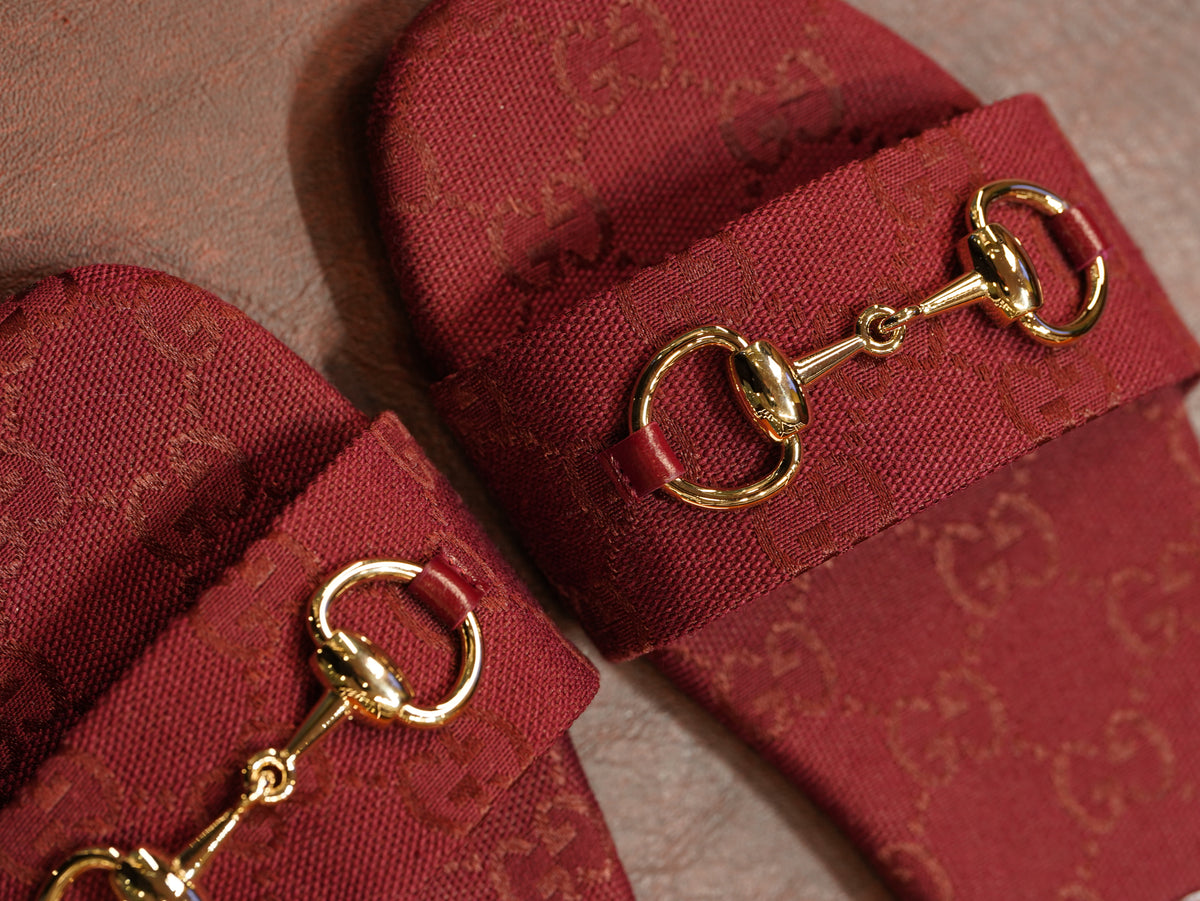 Gucci Red Flats