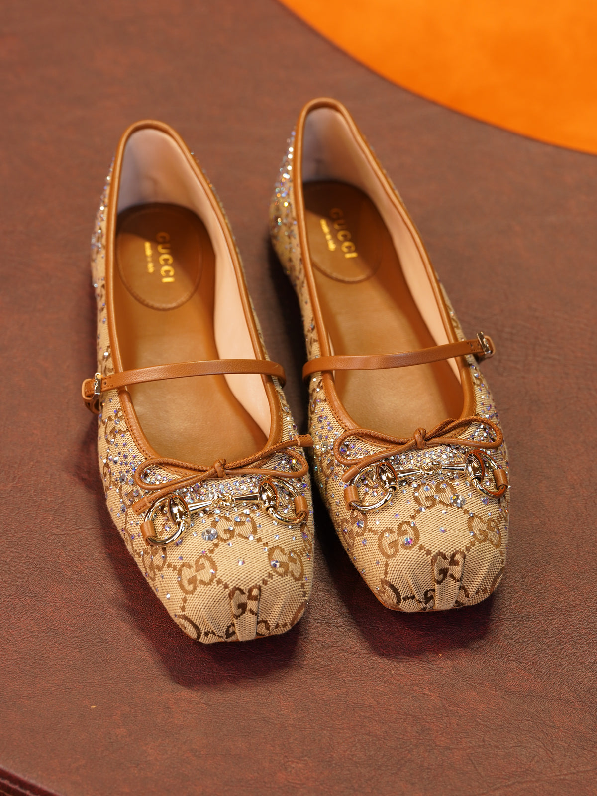 Gucci Ballerina Crystal - Flats