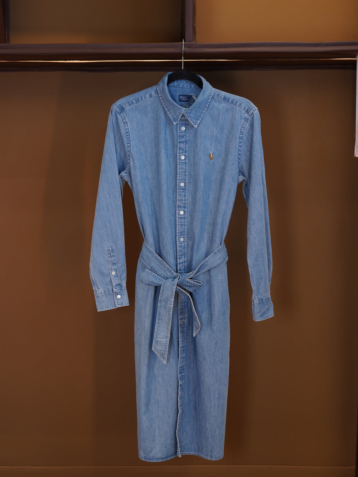 Ralph Lauren Long Sleeve Denim Dress