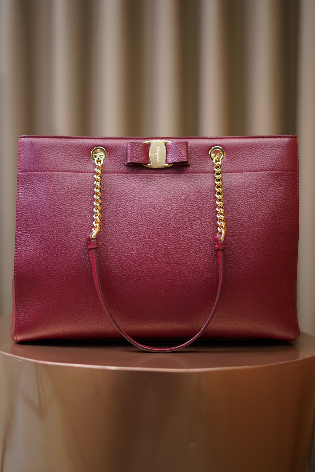 Ferragamo Vara Leather Bag