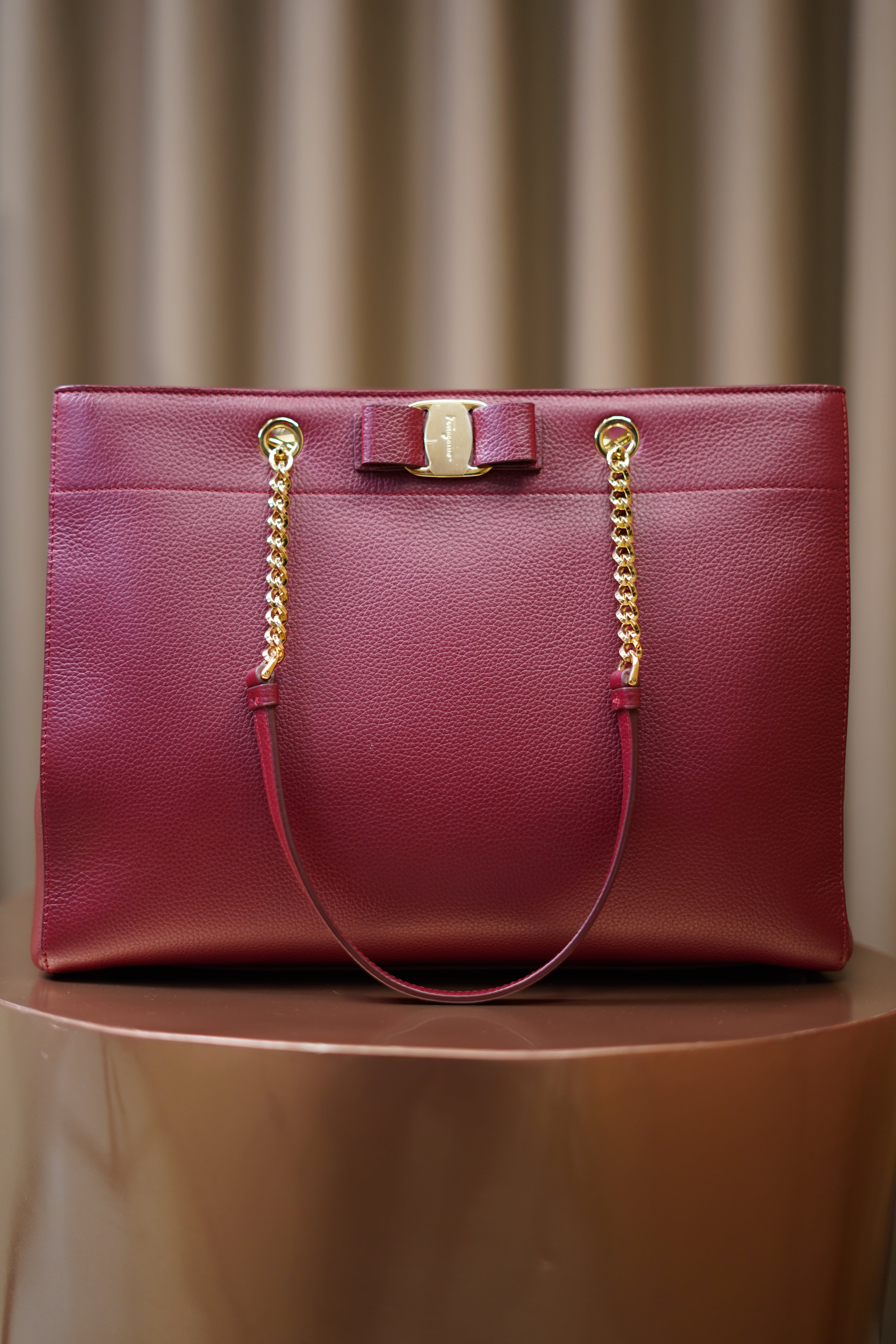 Ferragamo Vara Leather Bag
